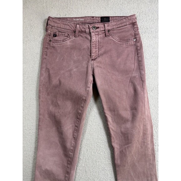 Adriano Goldschmied Woman Size 26 R Purple The Abbey Ankle Mid Rise Super Skinny - Picture 10 of 14